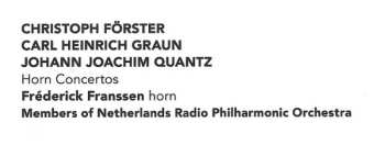 CD Radio Filharmonisch Orkest: Horn Concertos 560825