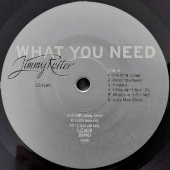 LP Christoph "Jimmy" Reiter: What You Need 502635