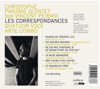 CD Quatuor Voce: Les Correspondances 587848