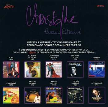 CD Christophe: Paradis Retrouvé (Volume 1) 622121