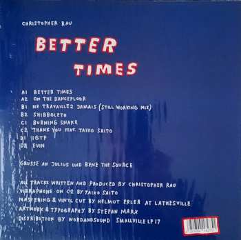 2LP Christopher Rau: Better Times 643596