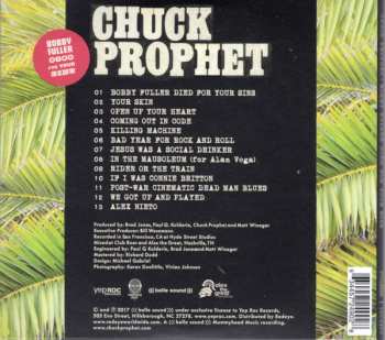 CD Chuck Prophet: Bobby Fuller Died For Your Sins 545807