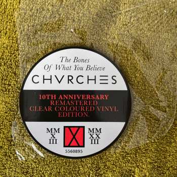 LP Chvrches: The Bones Of What You Believe (10 Year Anniversary Edition) CLR 613060