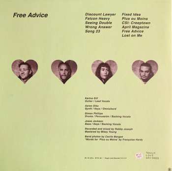 LP Cindy: Free Advice LTD 109504