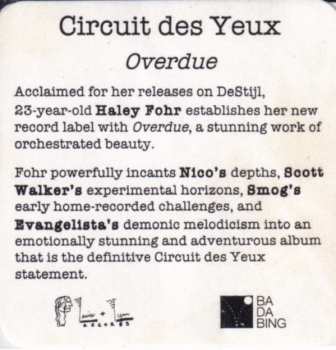 CD Circuit Des Yeux: Overdue 571968