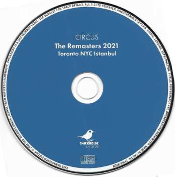 CD Circus: The Remasters 2021 – Toronto NYC Istanbul 625785