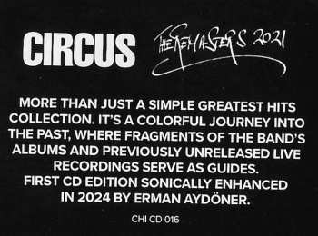 CD Circus: The Remasters 2021 – Toronto NYC Istanbul 625785