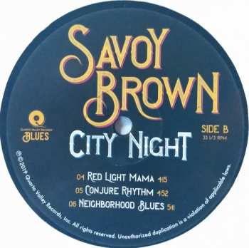 2LP Savoy Brown: City Night 7150