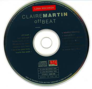 CD Claire Martin: Off BEAT 655890