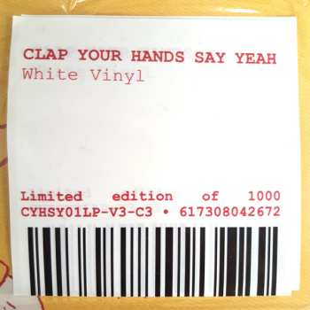 LP Clap Your Hands Say Yeah: Clap Your Hands Say Yeah CLR | LTD 566519