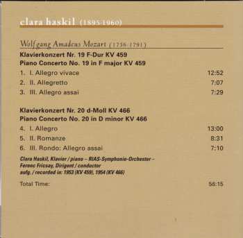 10CD Clara Haskil: Clara Haskil 600892