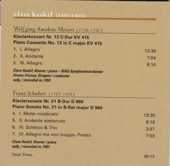 10CD Clara Haskil: Clara Haskil 600892