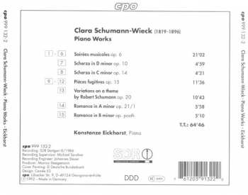 CD Clara Schumann: Piano Works 112172