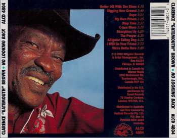 CD Clarence "Gatemouth" Brown: No Looking Back 607307