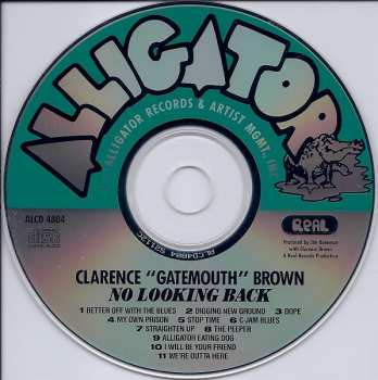 CD Clarence "Gatemouth" Brown: No Looking Back 607307