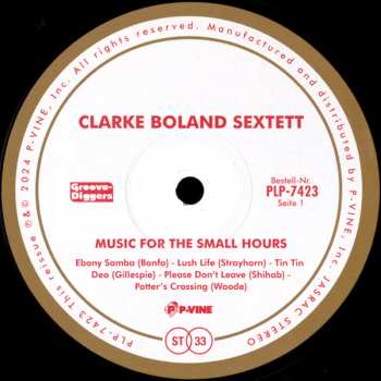 LP The Kenny Clarke - Francy Boland Sextet: Music For The Small Hours LTD 611814