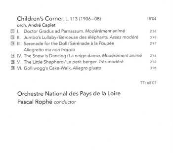 SACD Claude Debussy: Debussy Orchestrated: Petite Suite / La Boîte À Joujoux / Children's Corner 593091