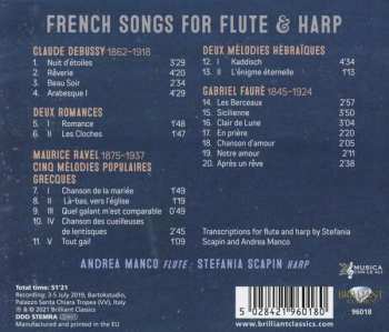 CD Claude Debussy: French Songs For Flute & Harp 112774