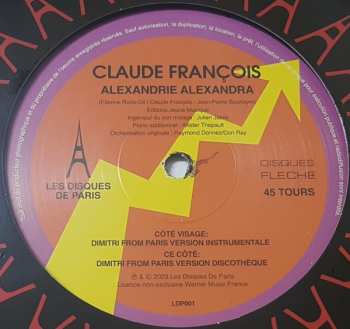 LP Claude François: Alexandrie Alexandra (Versions Spéciales Par Dimitri From Paris) 565169