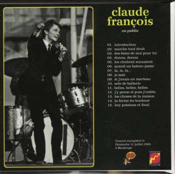 CD Claude François: En Public 1965 Maubeuge 647632