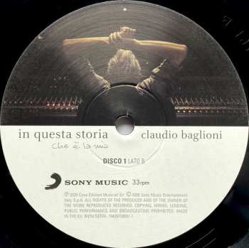 2LP Claudio Baglioni: In Questa Storia, Che È La Mia 584534