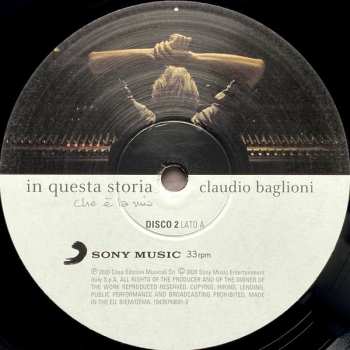 2LP Claudio Baglioni: In Questa Storia, Che È La Mia 584534