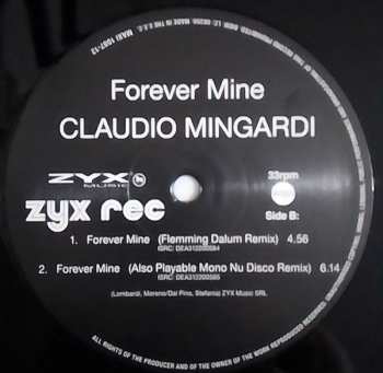 LP Claudio Mingardi: Forever Mine 563441