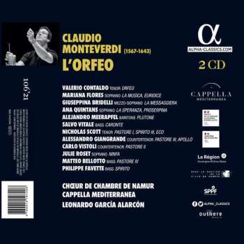 2CD Claudio Monteverdi: L'Orfeo 561160