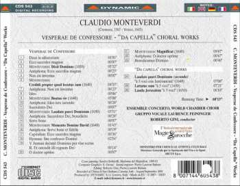 CD Claudio Monteverdi: Vesperae De Confessore 246107