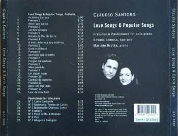 CD Rosana Lamosa: Love Songs & Popular Songs - Preludes & Paulistanas For Solo Piano 328240