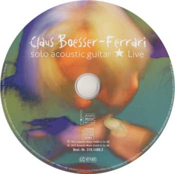 CD Claus Boesser-Ferrari: Solo Acoustic Guitar Live 555116