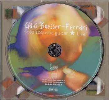 CD Claus Boesser-Ferrari: Solo Acoustic Guitar Live 555116