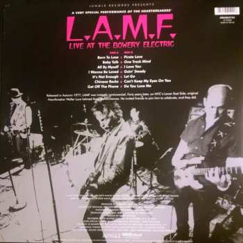 LP Clem Burke: L.A.M.F. Live At The Bowery Electric LTD | CLR 77779