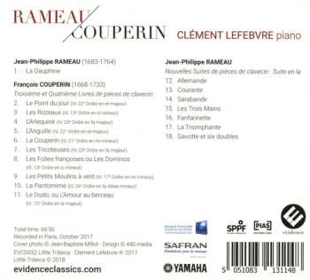 CD Clement Lefebvre: Rameau/Couperin 572225