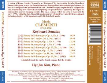 CD Muzio Clementi: Keyboard Sonatas from Opp. 1, 10 & 12 595737