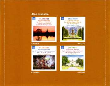 CD Muzio Clementi: Keyboard Sonatas from Opp. 1, 10 & 12 595737