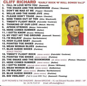 CD Cliff Richard: "Early Rock 'N' Roll Songs" Vol. 2 556678