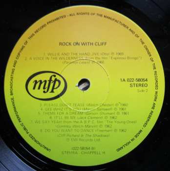 LP Cliff Richard: Rock On With Cliff Richard 651194