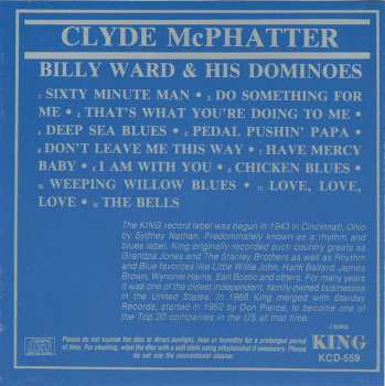 CD Clyde McPhatter: Clyde McPhatter With Billy Ward And His Dominoes 613965