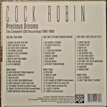 3CD/Box Set Cock Robin: Precious Dreams (The Complete CBS Recordings 1985-1990) 562373