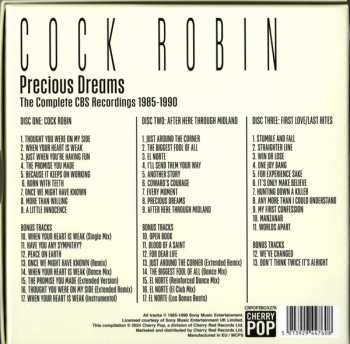 3CD/Box Set Cock Robin: Precious Dreams (The Complete CBS Recordings 1985-1990) 562373