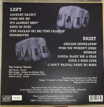 LP Cockney Rejects: Unforgiven CLR | LTD 596206