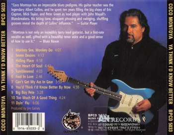 CD Coco Montoya: Ya Think I'd Know Better 301118