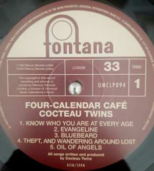 LP Cocteau Twins: Four-Calendar Café 622424