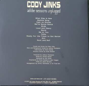 2LP Cody Jinks: Adobe Sessions Unplugged  LTD | CLR 148891