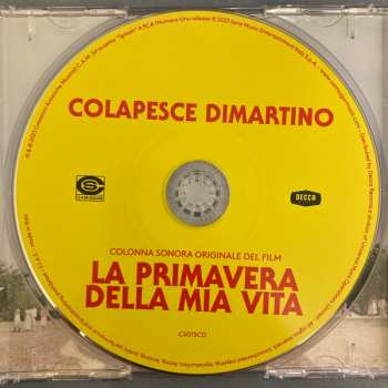 CD Colapesce: La Primavera Della Mia Vita (Colonna Sonora Originale Del Film) 578230