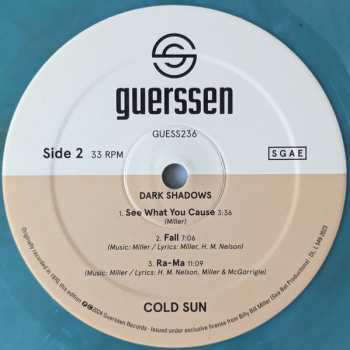 LP Cold Sun: Dark Shadows CLR | LTD 608298