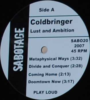 LP Coldbringer: Lust And Ambition 648250