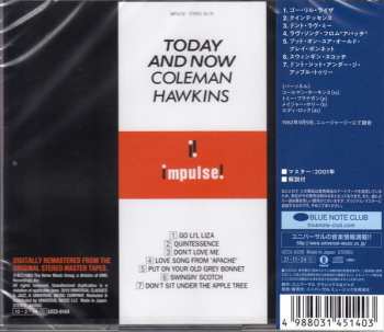 CD Coleman Hawkins Quartet: Today And Now LTD 580145