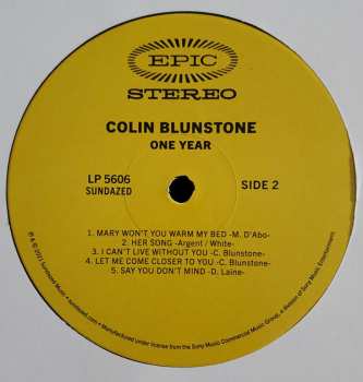 2LP Colin Blunstone: One Year DLX | LTD 574055